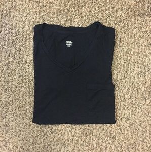 Mossimo~ 100% Modal V-neck Pocket T-shirt